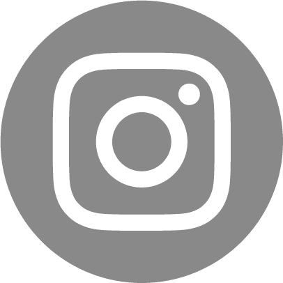 Grey, circular instagram logo.